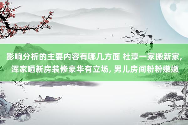 影响分析的主要内容有哪几方面 杜淳一家搬新家, 浑家晒新房装修豪华有立场, 男儿房间粉粉嫩嫩